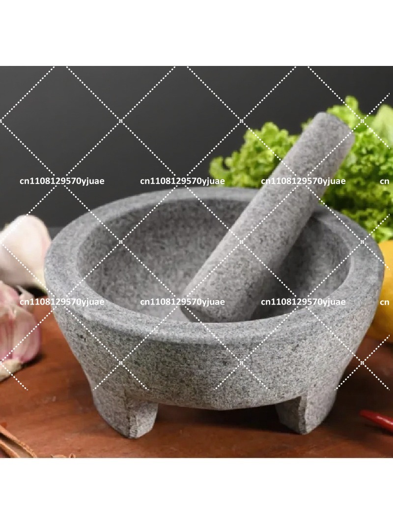 Mortar Pestle Granite - Mortar dan Pestle Granit Alami untuk