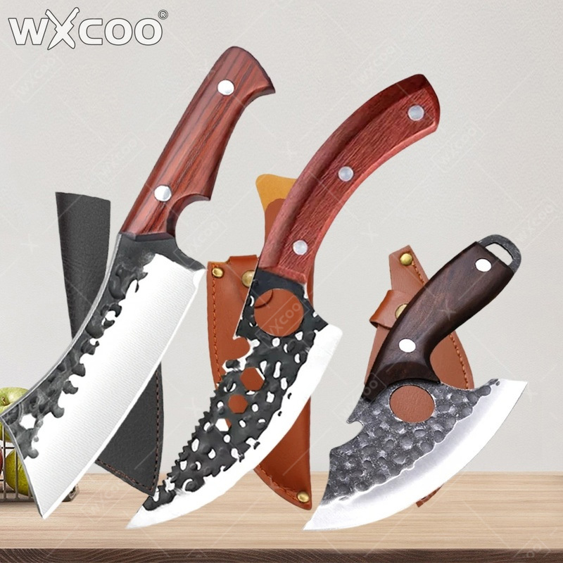 Wok Carbon Steel - Pisau Dapur WXCOO Baja Karbon Tinggi