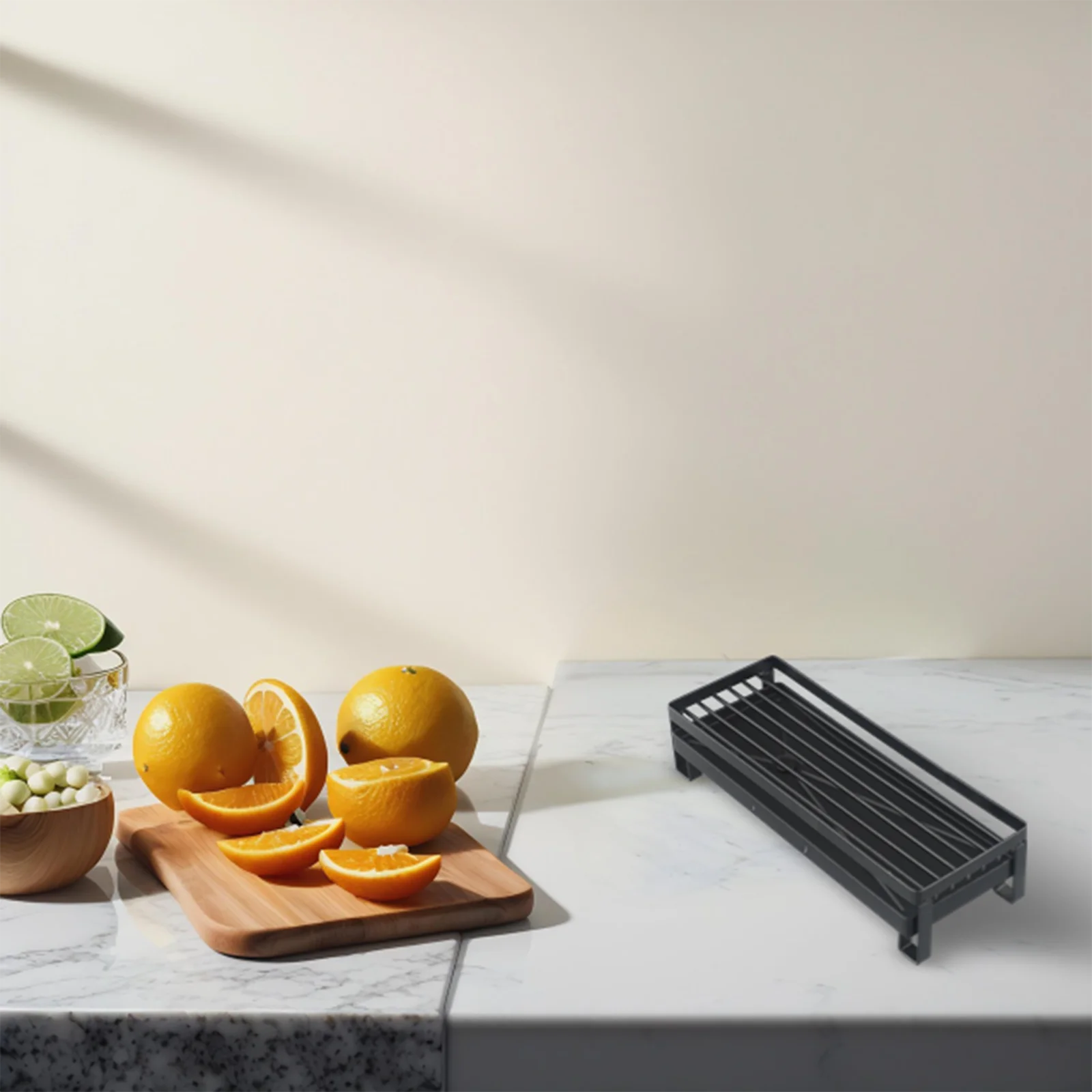 Mortar Pestle Granite - Penyimpanan Dapur dengan Drainase Efektif, Desain
