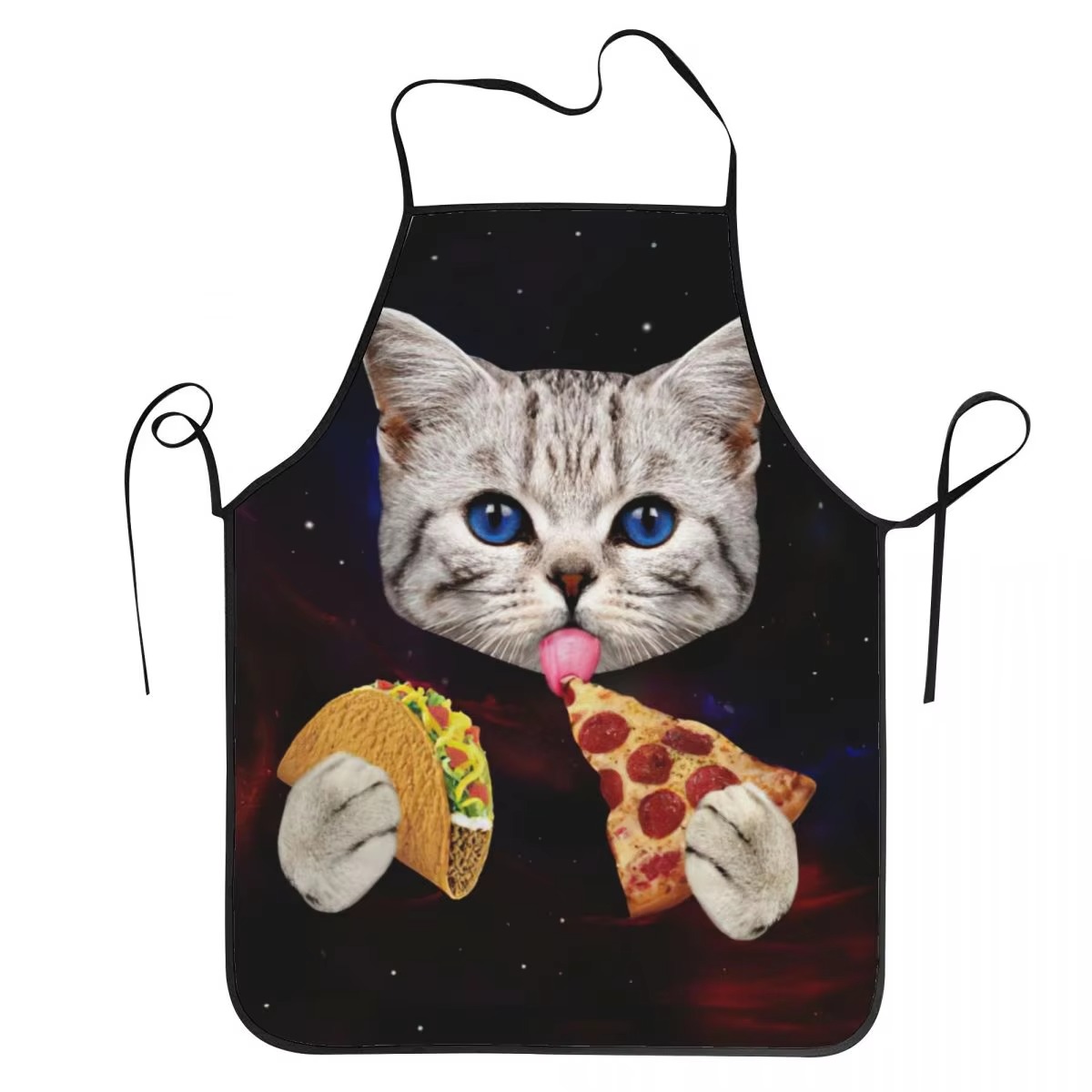 1 Buah Celemek Kucing Pizza Ru - Home Cooking For Cats ulasan dan harga