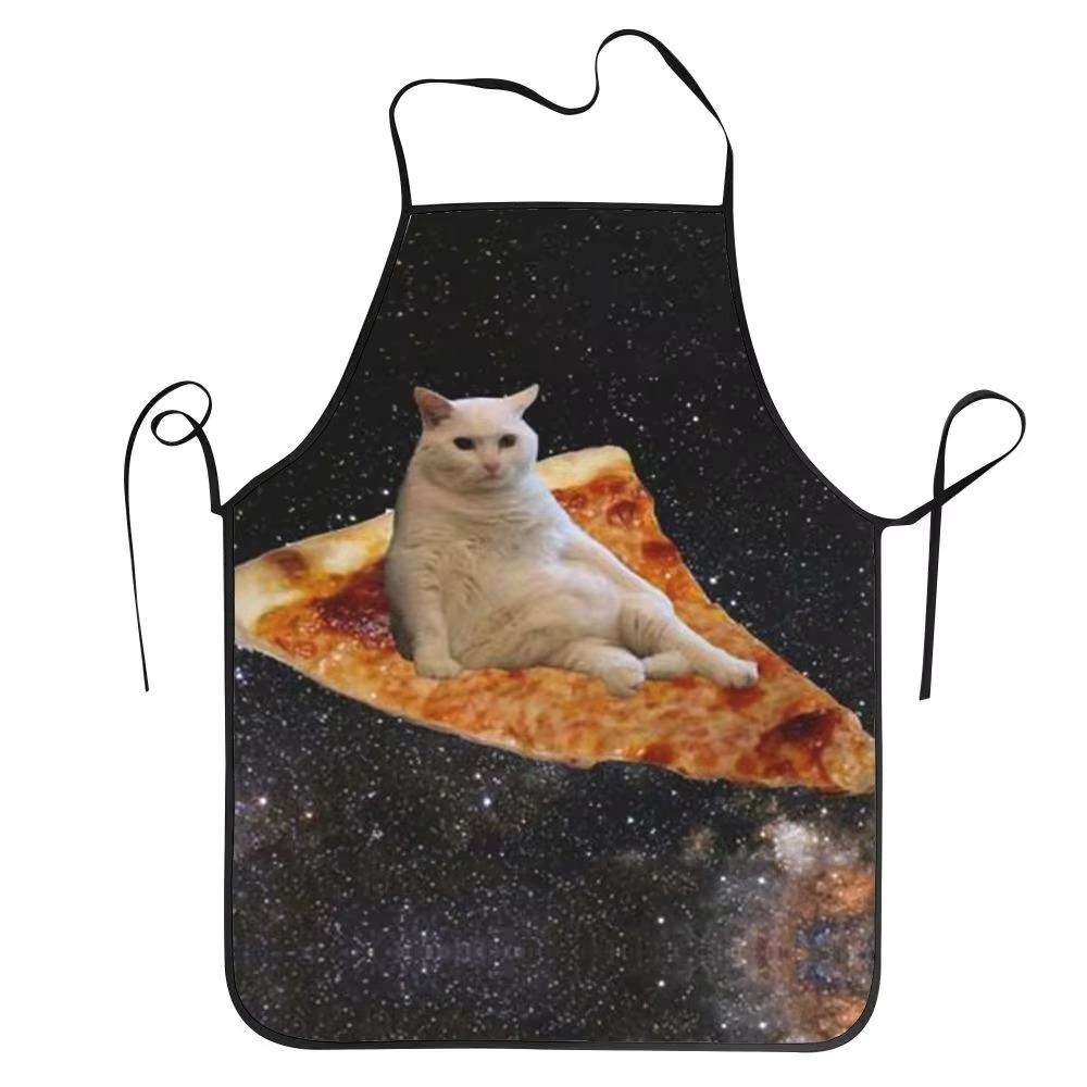 1 Buah Celemek Kucing Pizza Ru - Home Cooking For Cats ulasan dan harga