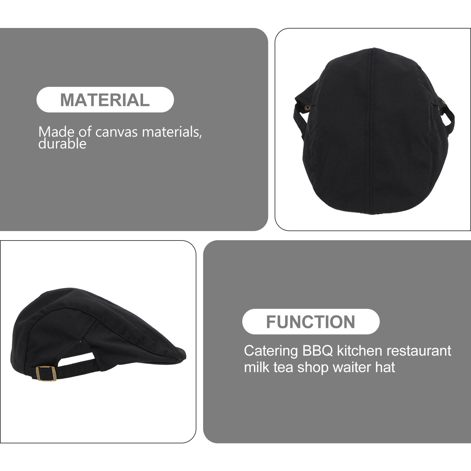Topi Kerja Dapur Model Baret K - Home Cooking Classes ulasan dan harga