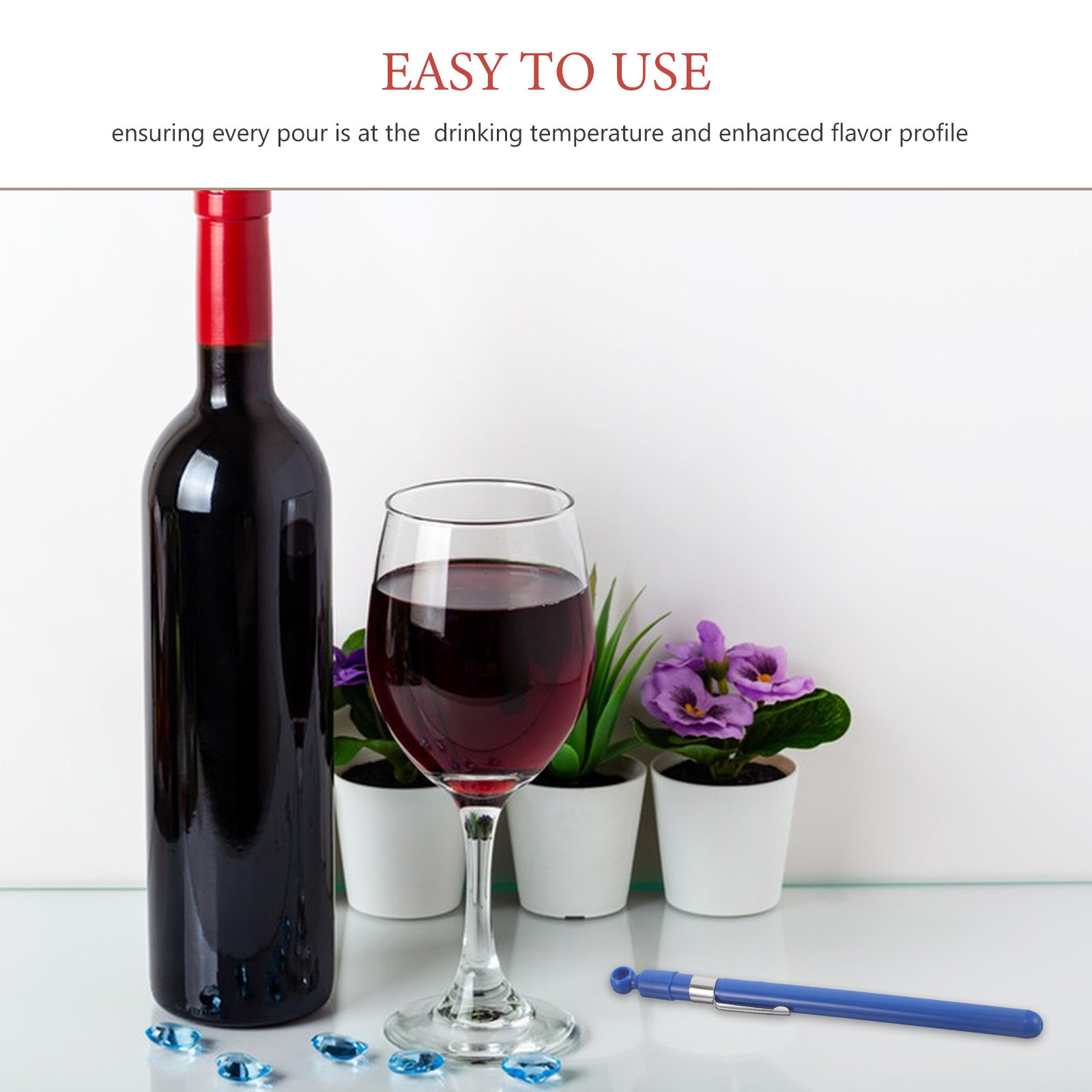 Termometer Anggur Kaca Indikat - Home Cooking Usa ulasan dan harga