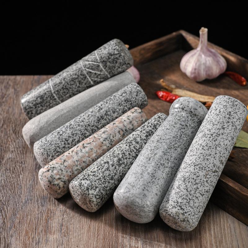 Mortar dan Pestle Granit Alami - Mortar Pestle Granite ulasan dan harga