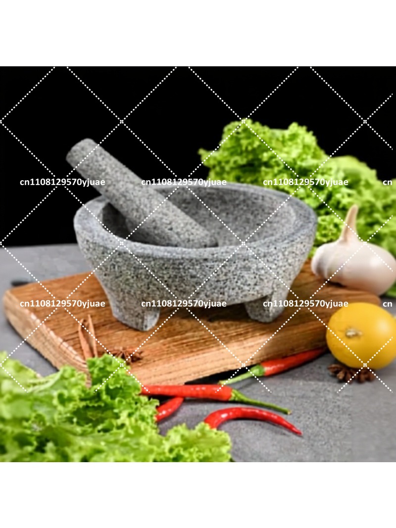 Mortar dan Pestle Granit Alami - Mortar Pestle Granite ulasan dan harga
