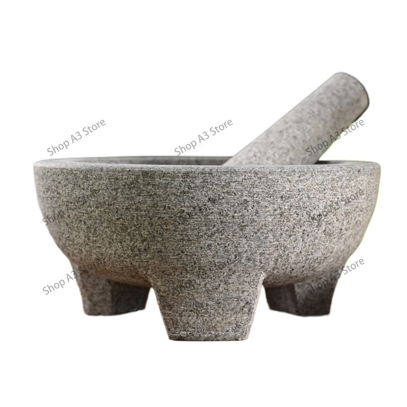 Mortar dan Pestle Granit Batu  - Mortar Pestle Granite ulasan dan harga