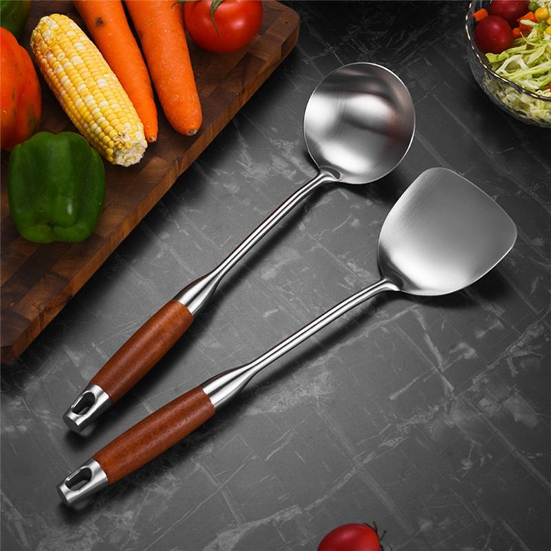M12K-Spatula Baja Tahan Karat  - Wok Carbon Steel ulasan dan harga