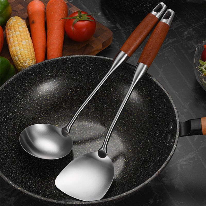 M12K-Spatula Baja Tahan Karat  - Wok Carbon Steel ulasan dan harga