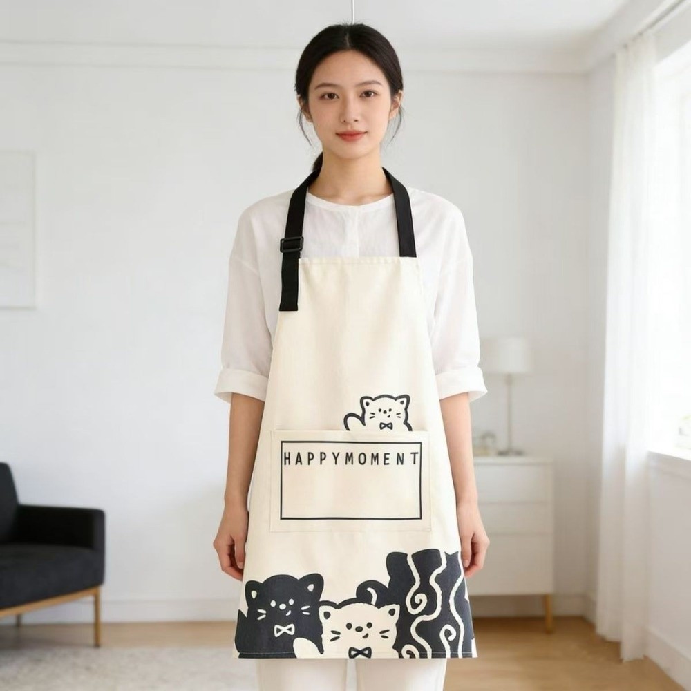 Celemek Dapur Kucing Kartun Kr - Home Cooking For Cats ulasan dan harga