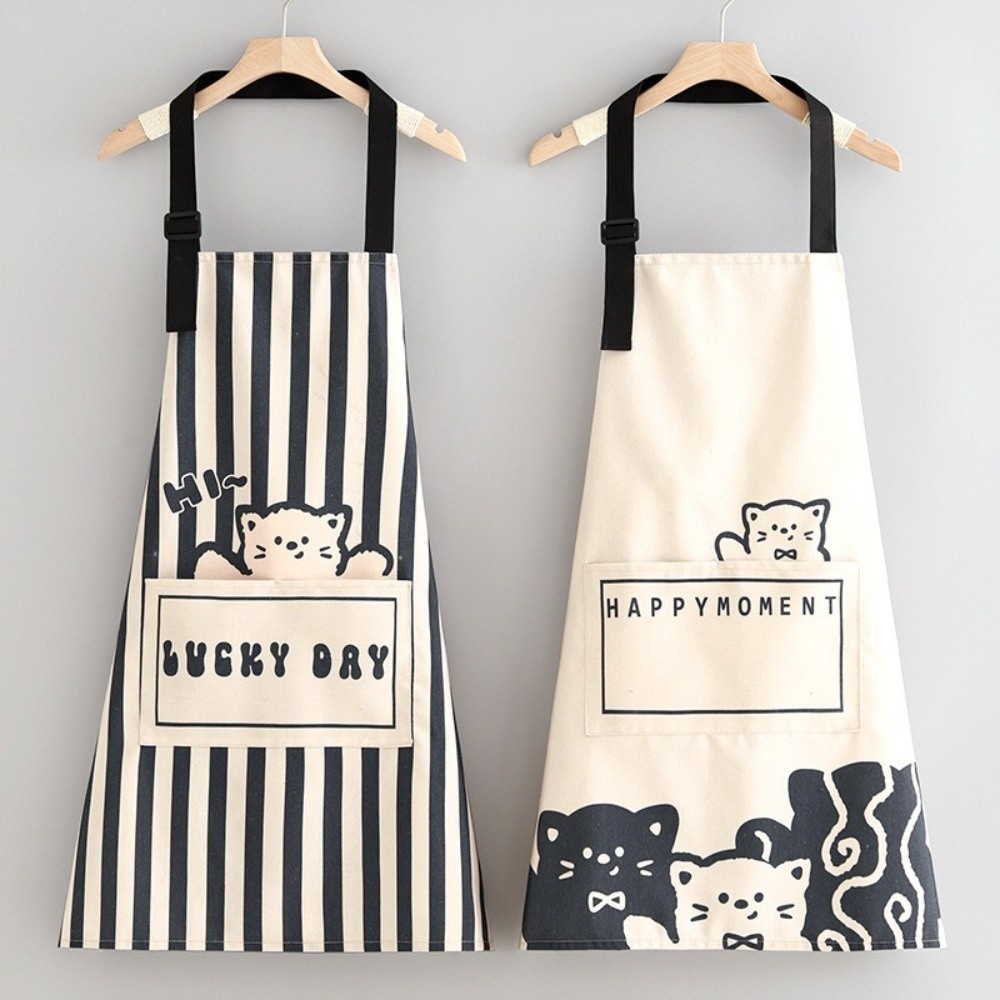 Celemek Dapur Kucing Kartun Kr - Home Cooking For Cats ulasan dan harga