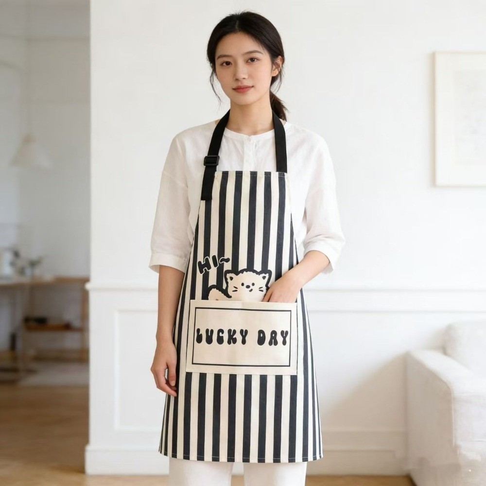 Celemek Dapur Kucing Kartun Kr - Home Cooking For Cats ulasan dan harga