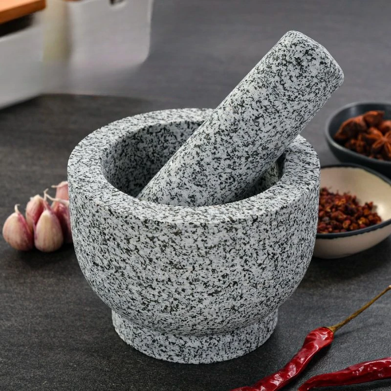 Penghancur Bawang Putih Granit - Mortar Pestle Granite ulasan dan harga