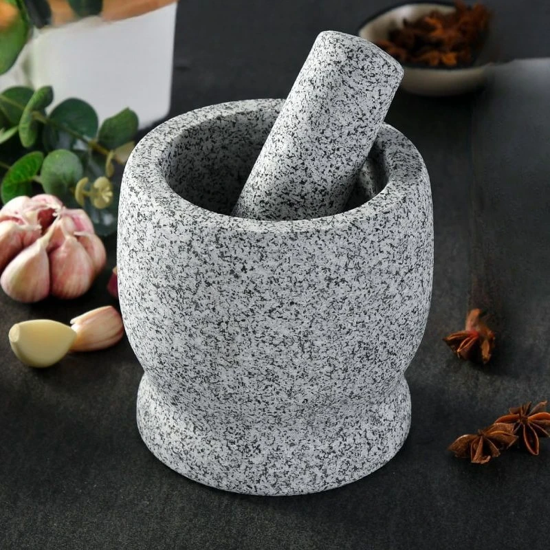 Penghancur Bawang Putih Granit - Mortar Pestle Granite ulasan dan harga