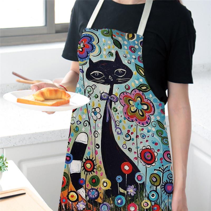 Celemek Memasak Dapur Bunga Ce - Home Cooking For Cats ulasan dan harga