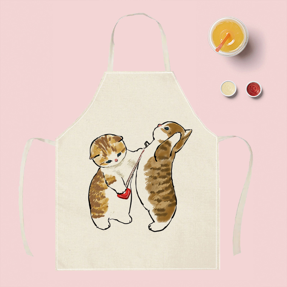 1 Buah Celemek Bermain Kucing  - Home Cooking For Cats ulasan dan harga