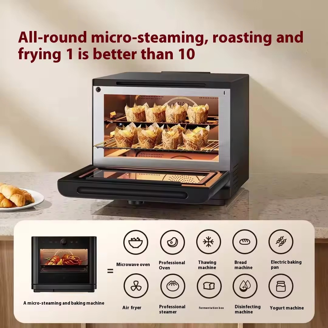 Oven Microwave Steam Pintar Mi - Home Cooking Usa ulasan dan harga