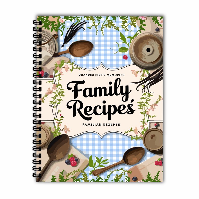 Buku Resep A5, Motif Kotak Bir - Home Cooking Recipe ulasan dan harga