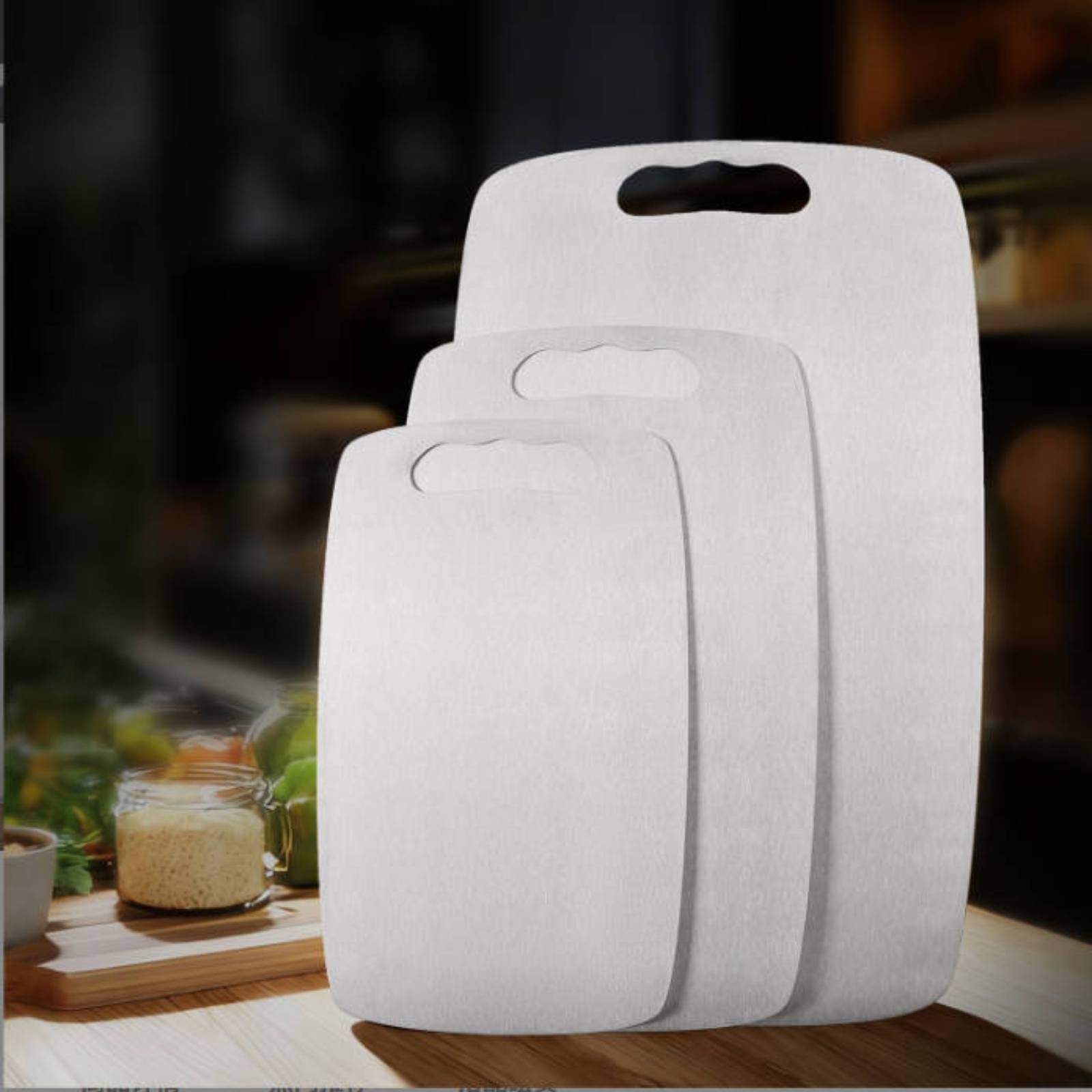 Papan Pemotong Stainless Steel - Home Cooking Usa ulasan dan harga