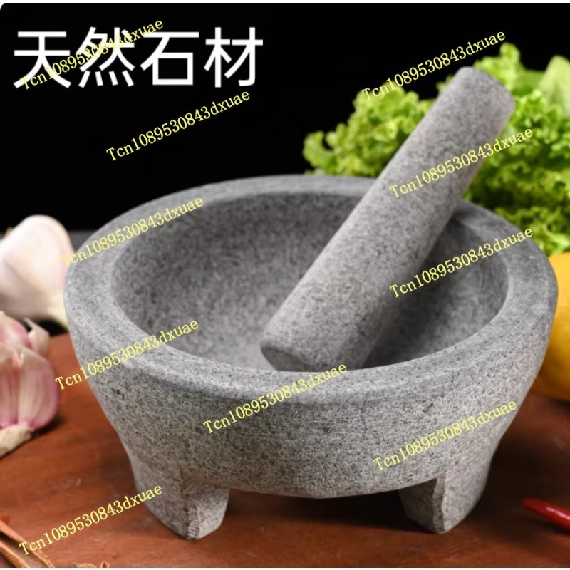 Mortar dan Pestle Granit Alami - Mortar Pestle Granite ulasan dan harga