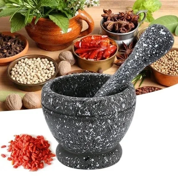 Set Resin mortar dan alu bawan - Mortar Pestle Granite ulasan dan harga